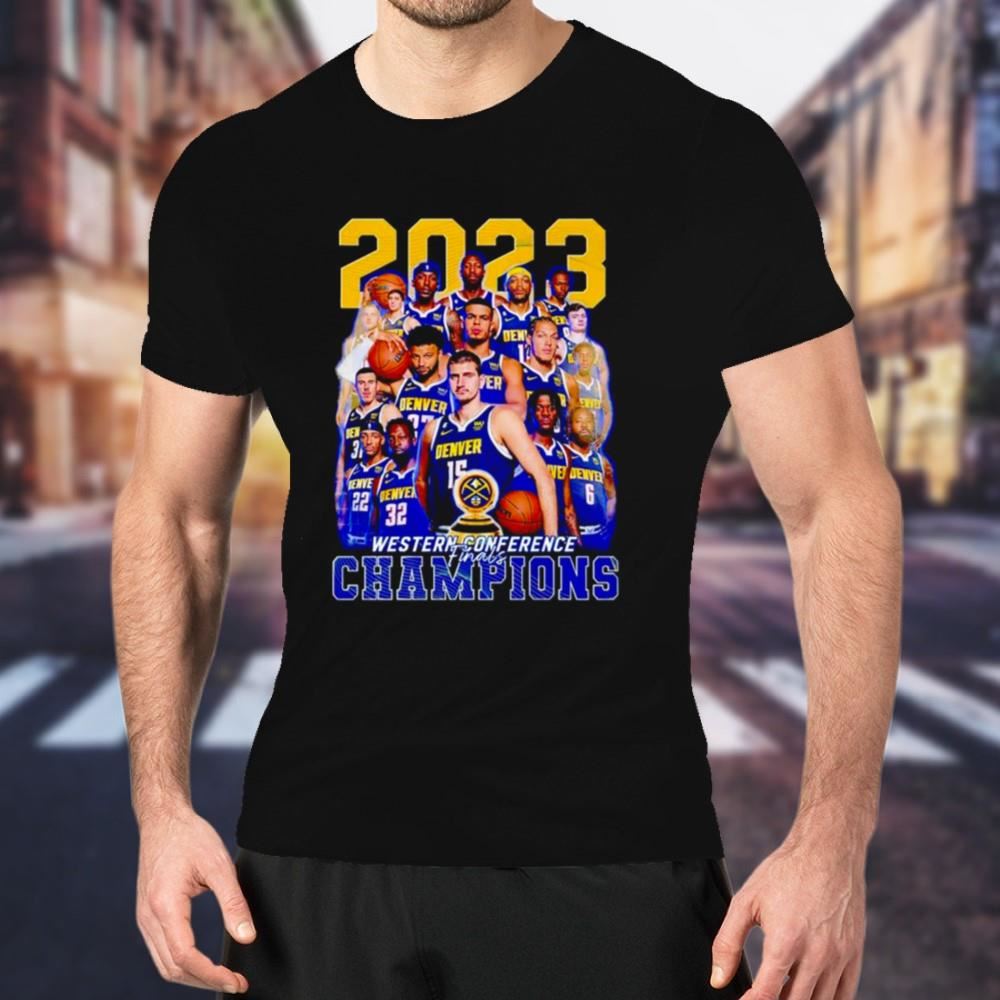 2023 Denver Nuggets Western Conference Final Champions Shirt