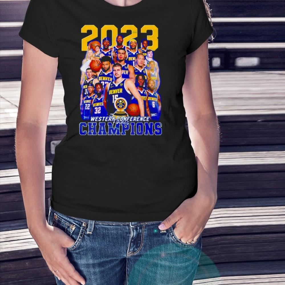 2023 Denver Nuggets Western Conference Final Champions Shirt