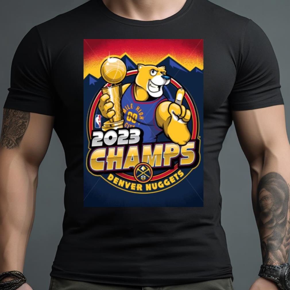 2023 Nba Champs Are Denver Nuggets Champions Art By Fan Shirt