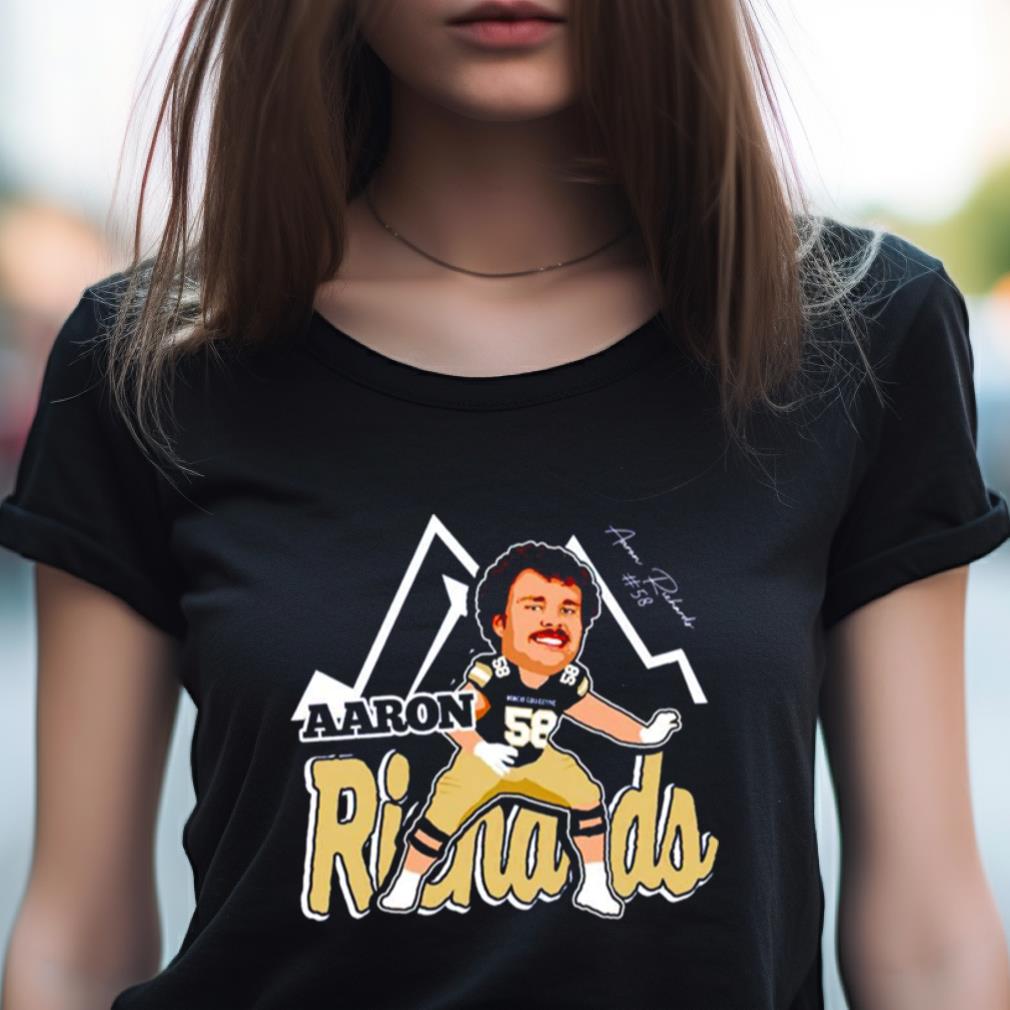 Aaron Richards #58 Cartoon Shirt Aaron Richards #58 Cartoon Shirt