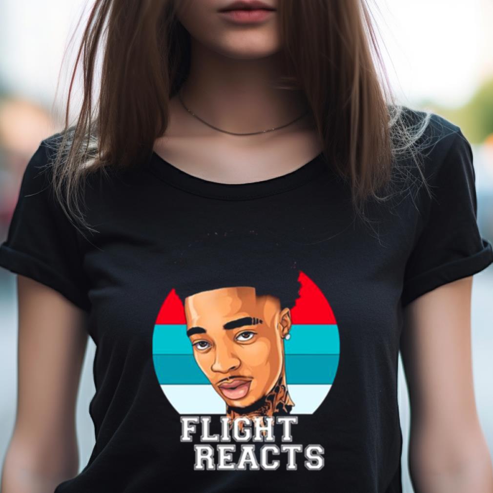 Animated Face Flight Reacts Shirt Animated Face Flight Reacts Shirt
