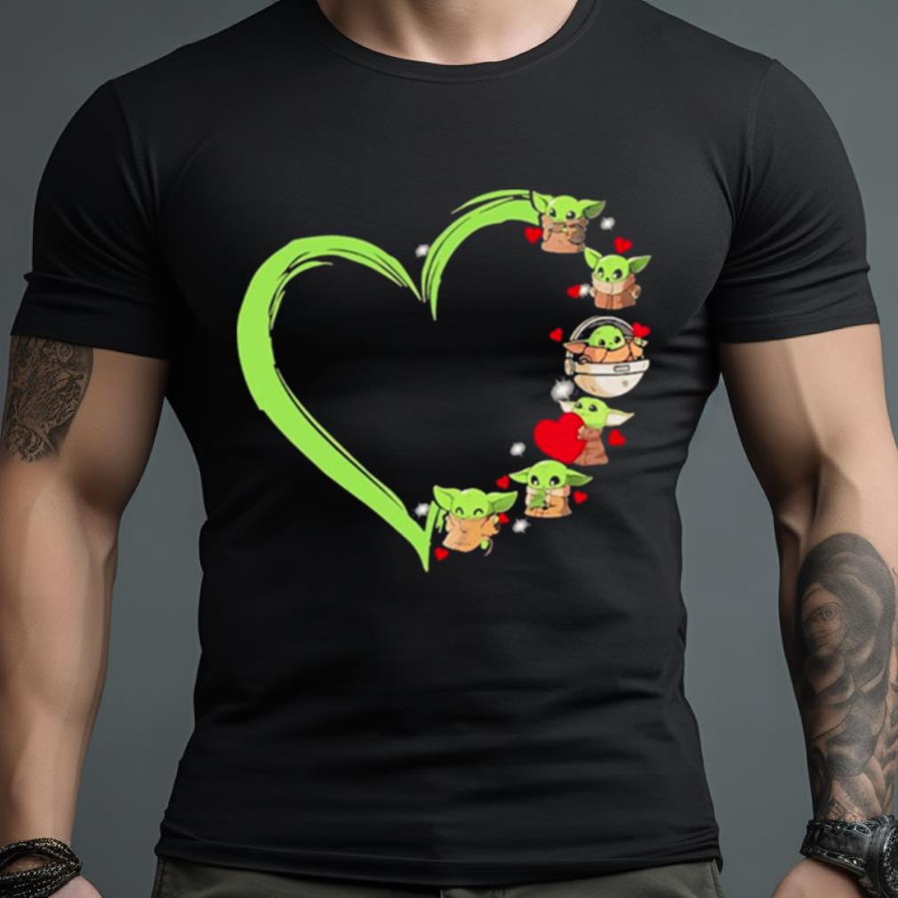 Baby Yoda Hug Heart 2023 Shirt