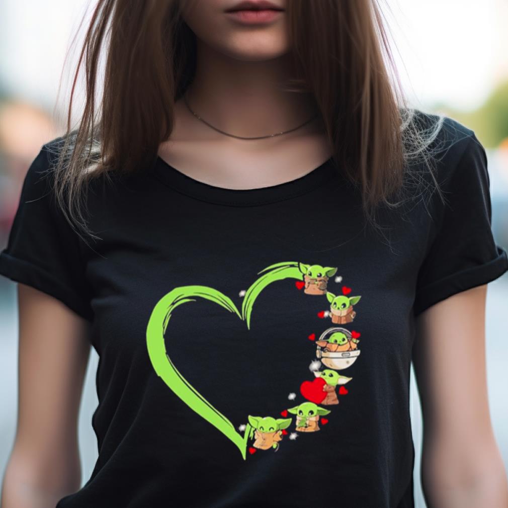 Baby Yoda Hug Heart 2023 Shirt Baby Yoda Hug Heart 2023 Shirt