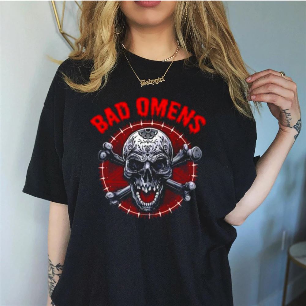 Bad Omens Totenkopf Unheilvoller Shirt Bad Omens Totenkopf Unheilvoller Shirt