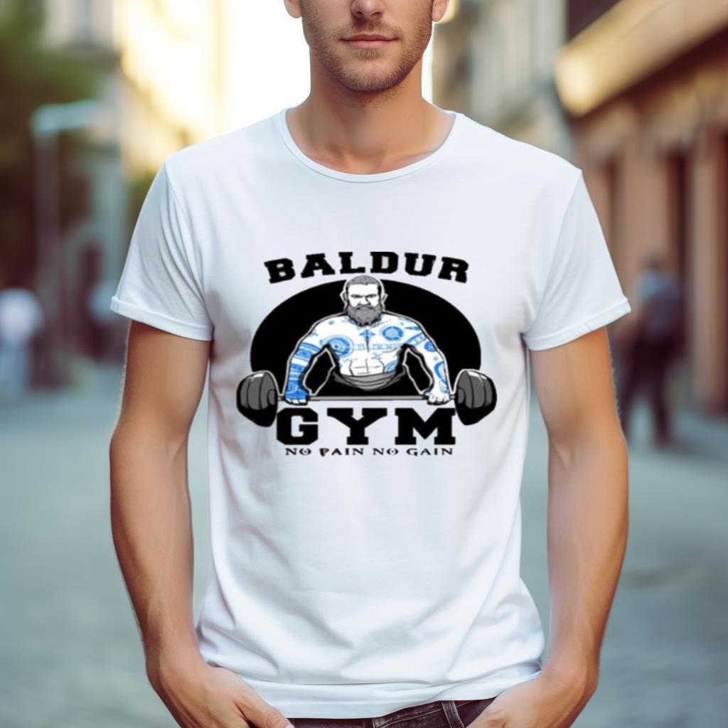 Baldur Gym God Of War Shirt