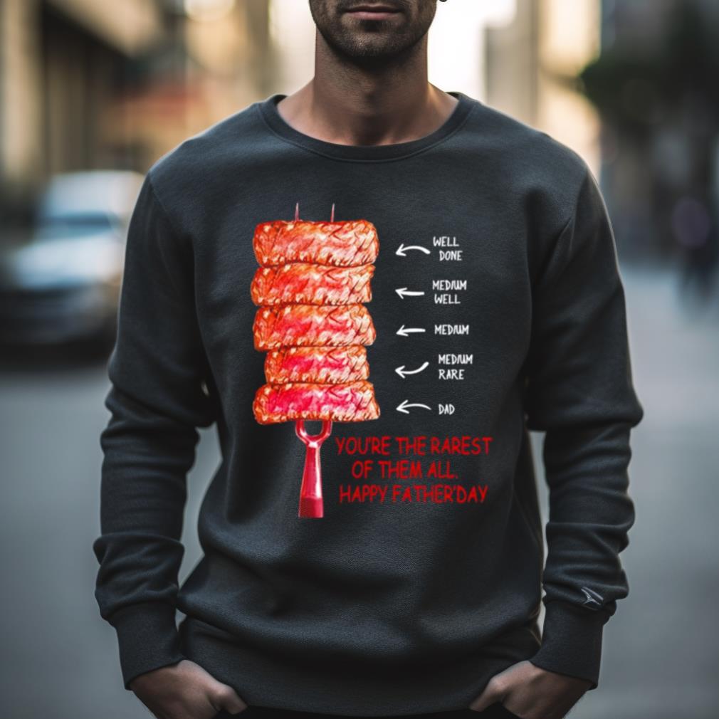 Bbq Youre The Rarest Of Them All Happy Fathers Day Shirt