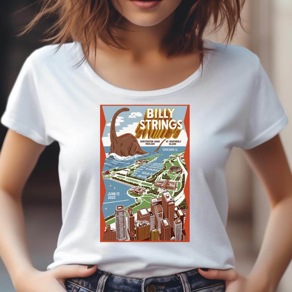 Billy Strings Chicago Il June 17 2023 Poster Shirt Billy Strings Chicago Il June 17 2023 Poster Shirt