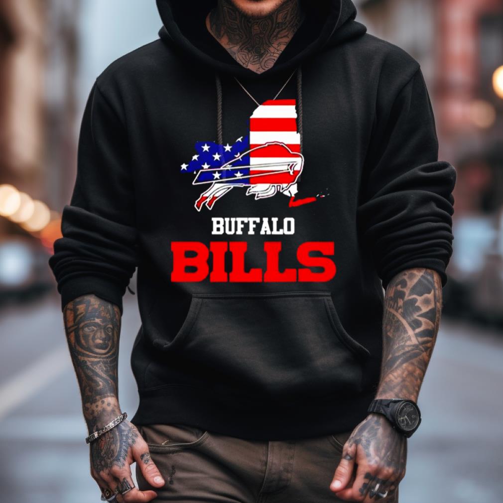 Buffalo Bills Map Usa Flag Shirt Buffalo Bills Map Usa Flag Shirt