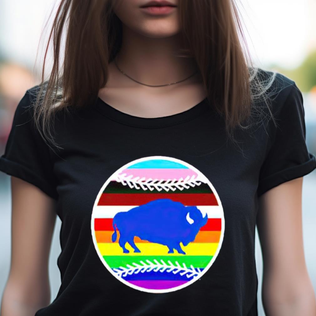 Buffalo Bisons Logo Pride Lgbt Shirt Buffalo Bisons Logo Pride Lgbt Shirt