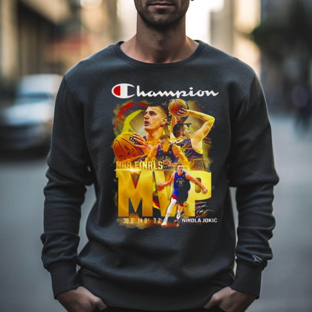 Champion Nba Finals Mvp Nikola Jokic 2023 Signature Shirt