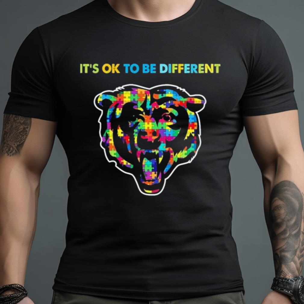Chicago Bears Grandkids Autism It’s Ok To Be Different Shirt