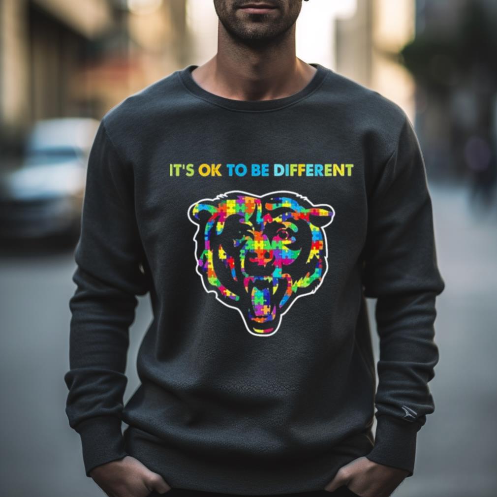 Chicago Bears Grandkids Autism It’s Ok To Be Different Shirt