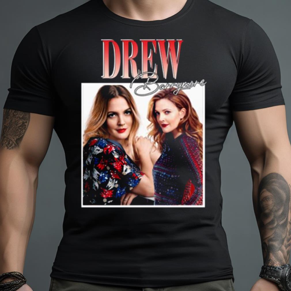 Collage Design Drew Barrymore Shirt