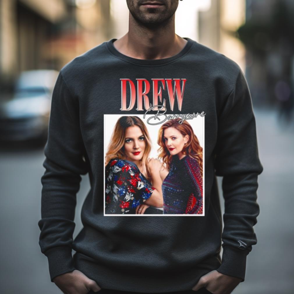 Collage Design Drew Barrymore Shirt