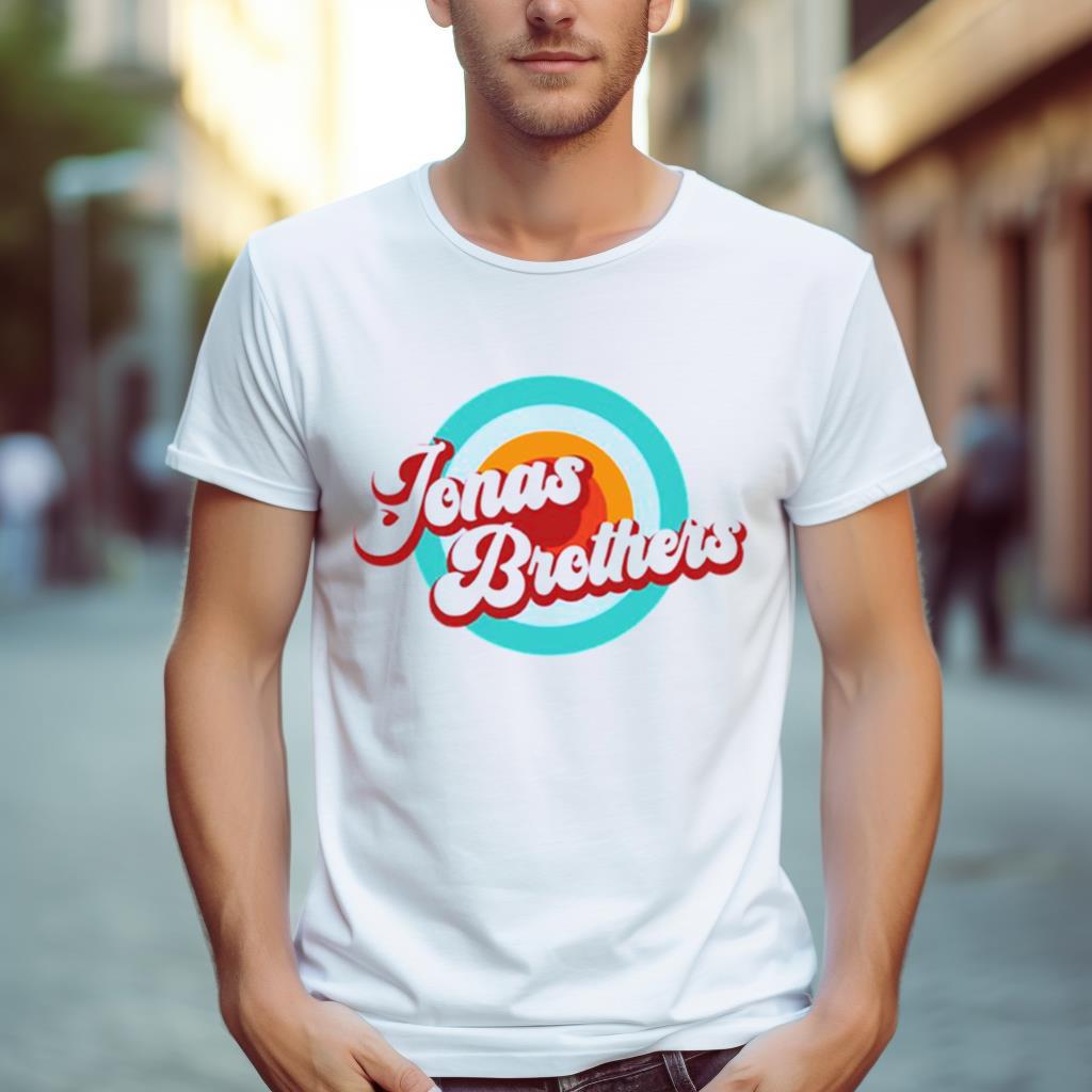 Color Circle With Name Jonas Brothers Shirt