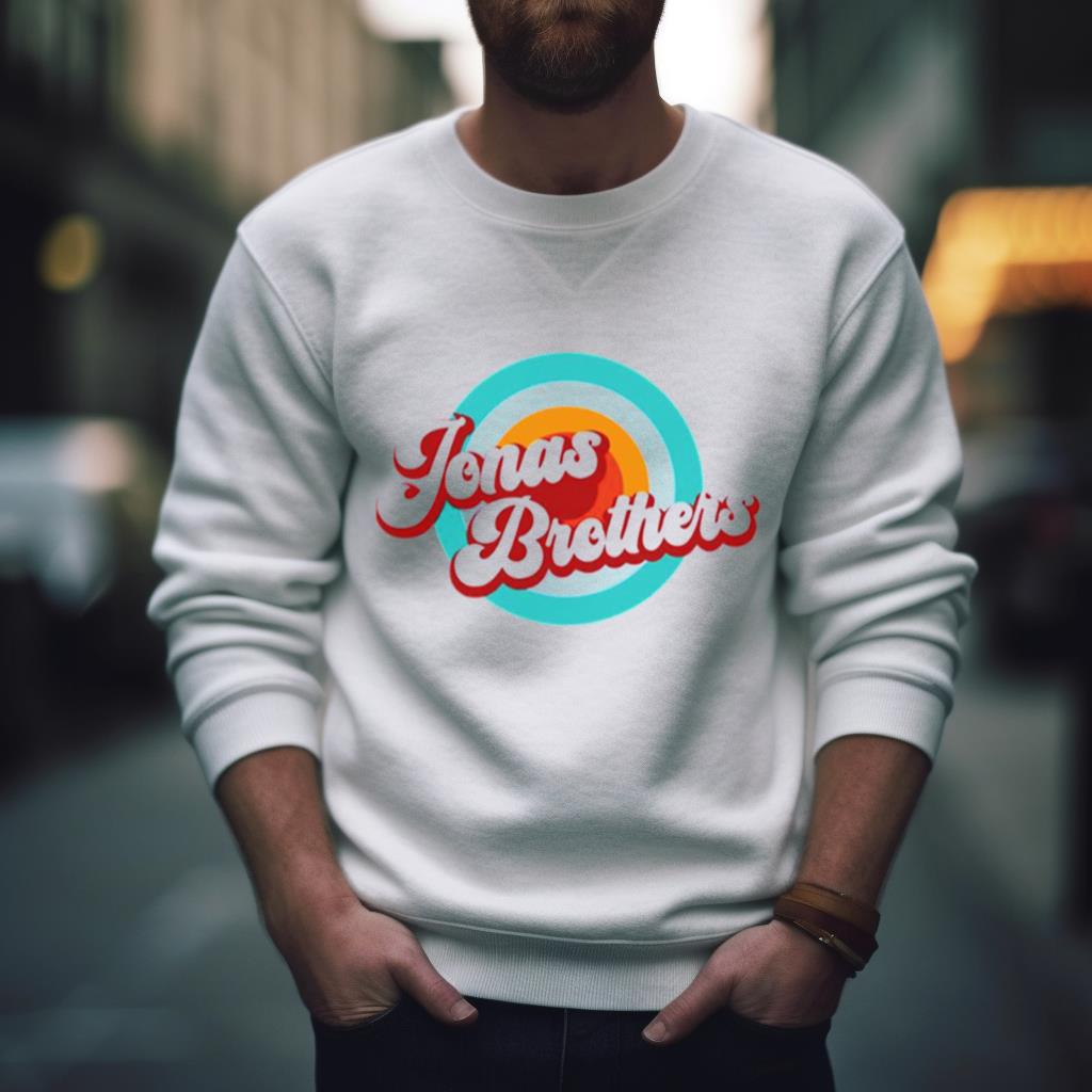 Color Circle With Name Jonas Brothers Shirt