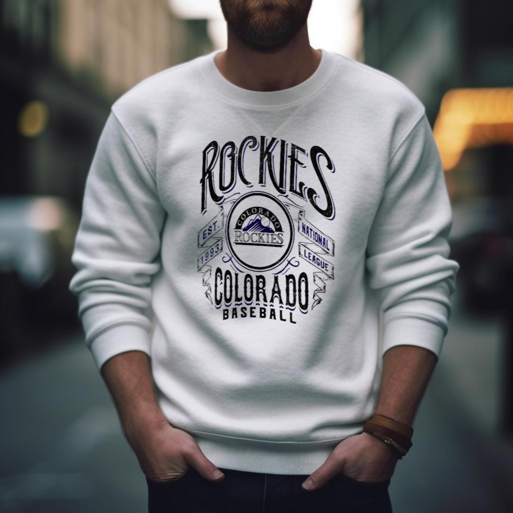 Colorado Rockies Collection Distressed Rock T Shirt