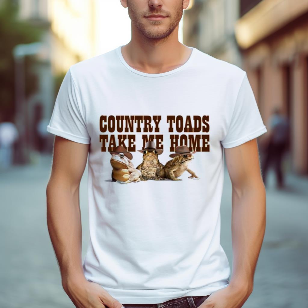 Country Toads Take Me Home Frogs Shirt