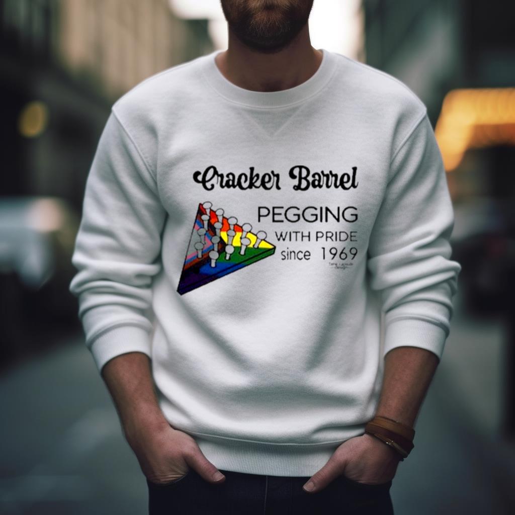 Cracker Barrel Pegging With Pride Since 1969 Shirt