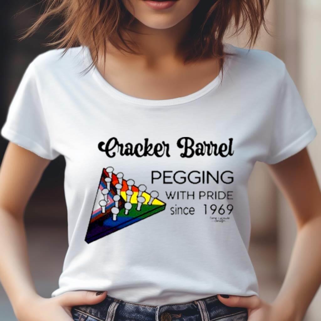 Cracker Barrel Pegging With Pride Since 1969 Shirt Cracker Barrel Pegging With Pride Since 1969 Shirt