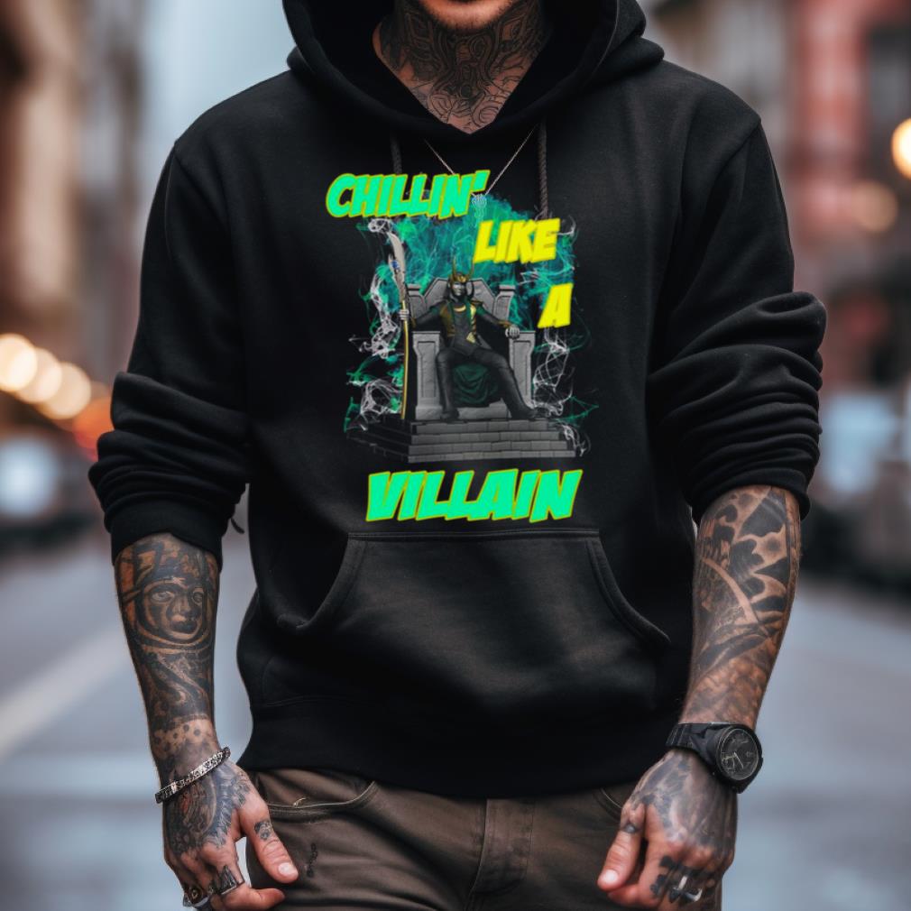 Croki Chillin’ Like A Villain Tom Hiddleston Marvel Shirt