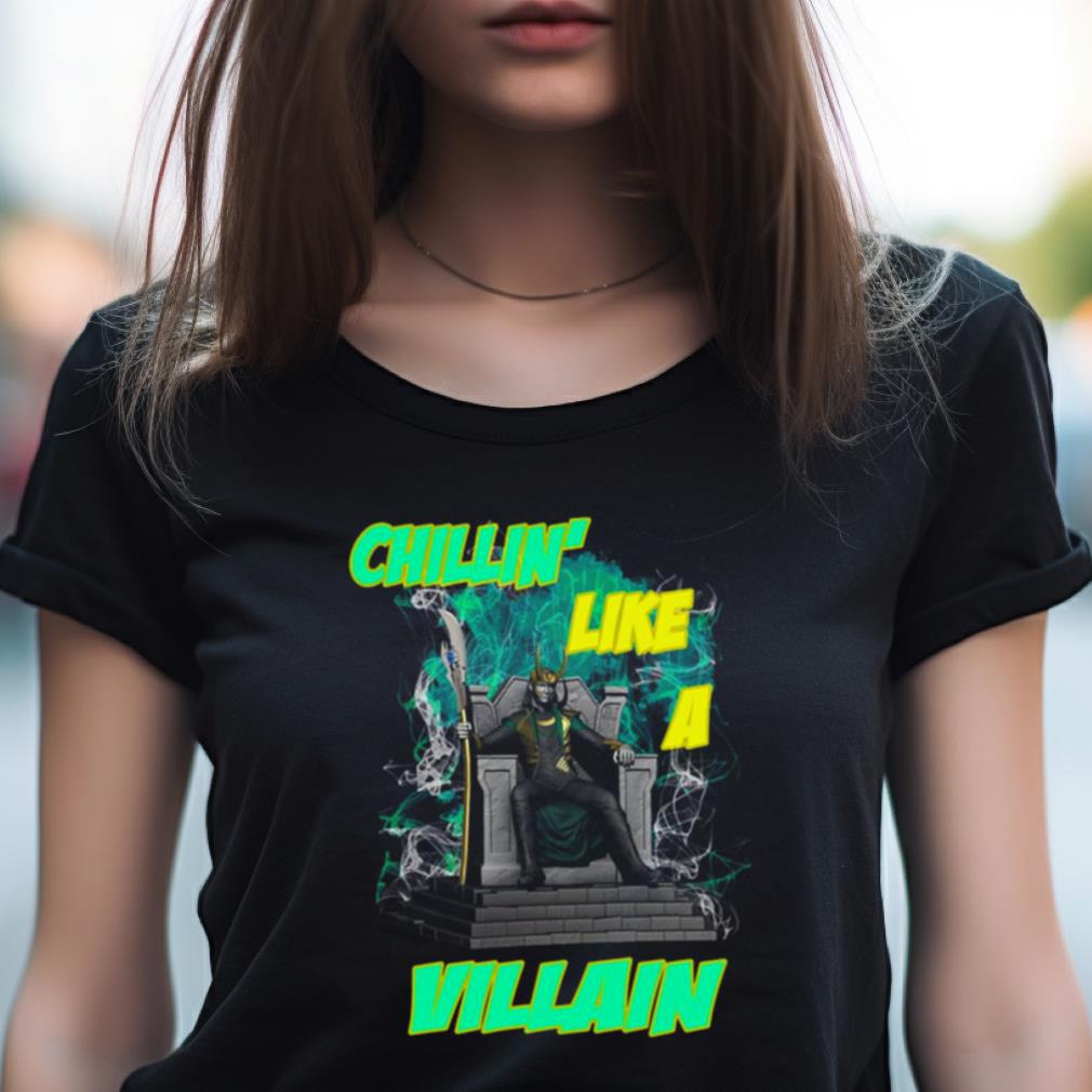 Croki Chillin’ Like A Villain Tom Hiddleston Marvel Shirt