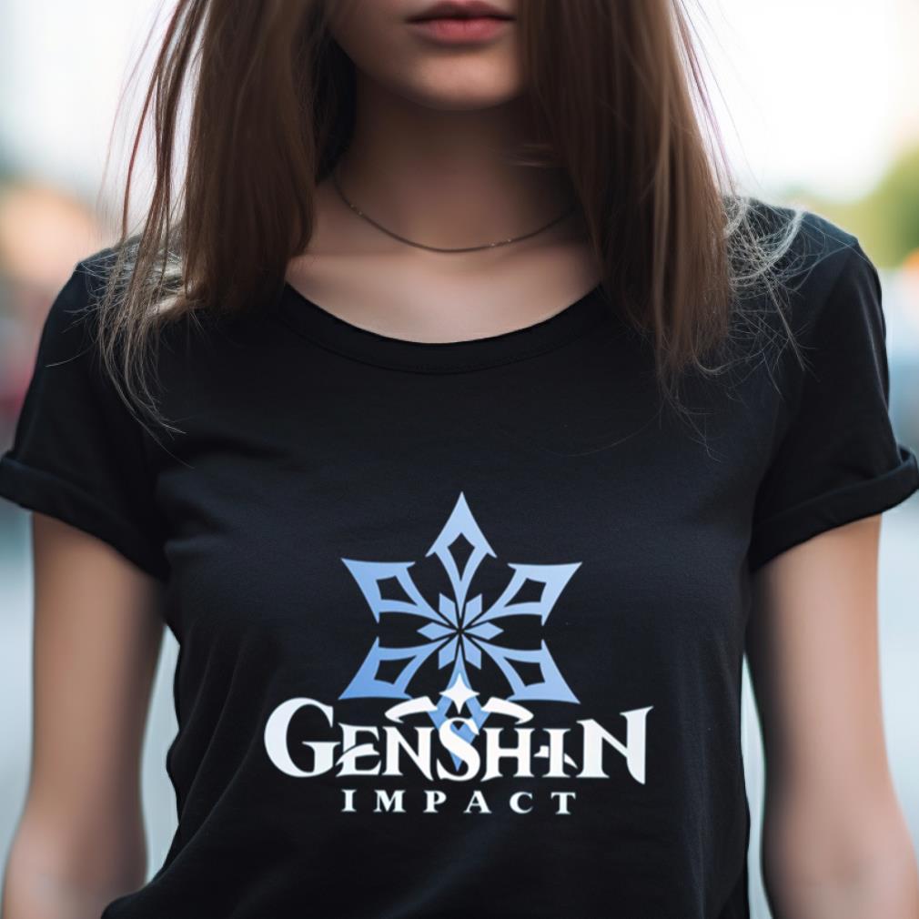 Cryo Big Emblem Genshin Impact Shirt