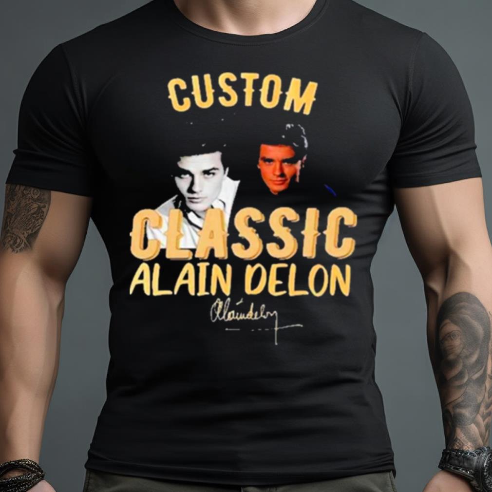 Custom Classic Alain Delon Maindely Signature Shirt - Hersmiles