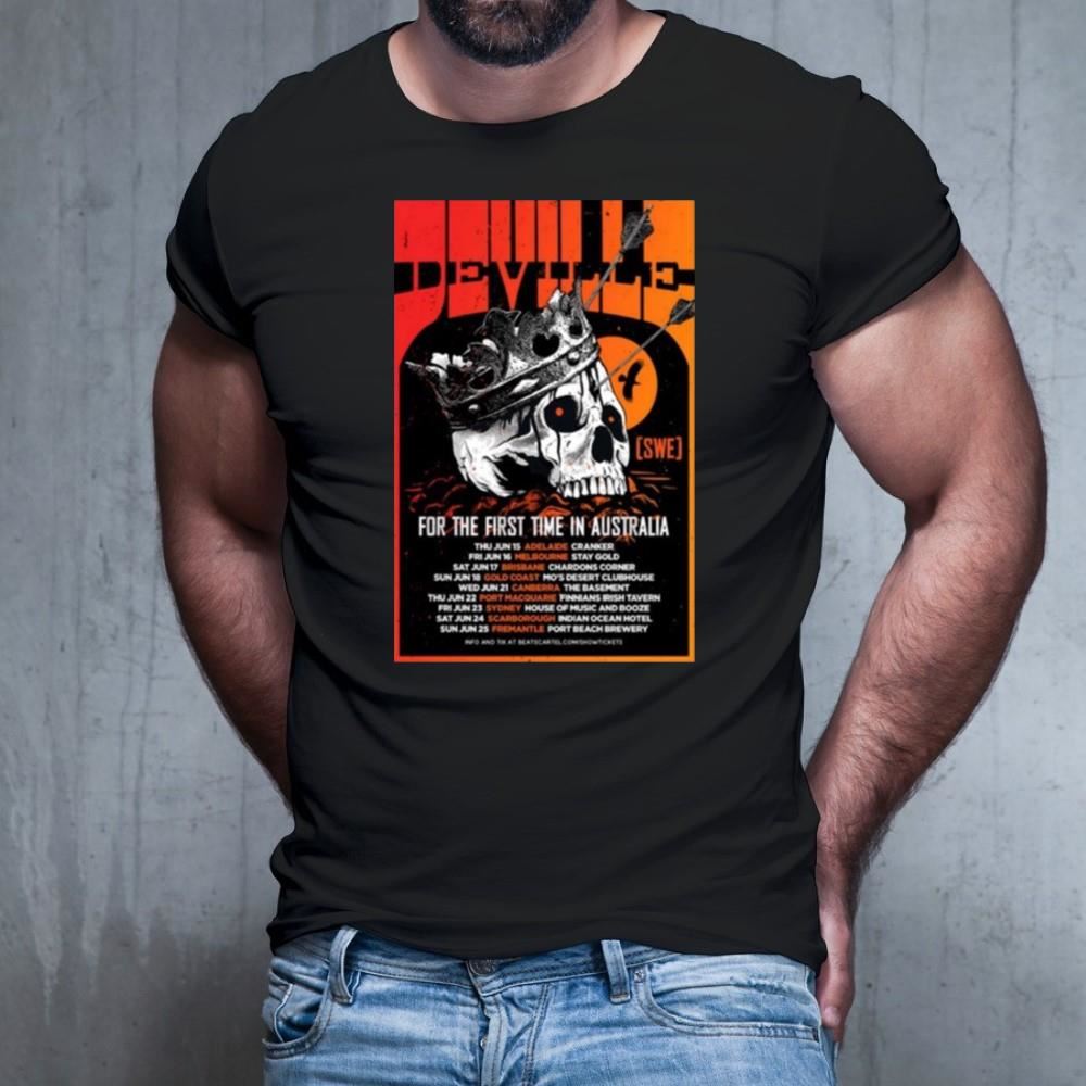 Deville For The First Time In Australia 2023 Shirt Deville For The First Time In Australia 2023 Shirt