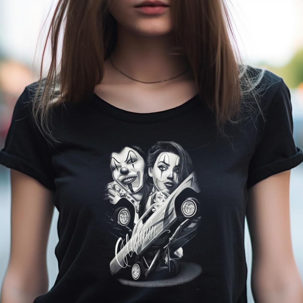 Dga Clowning Around Chola Lowrider T Shirt Dga Clowning Around Chola Lowrider T Shirt