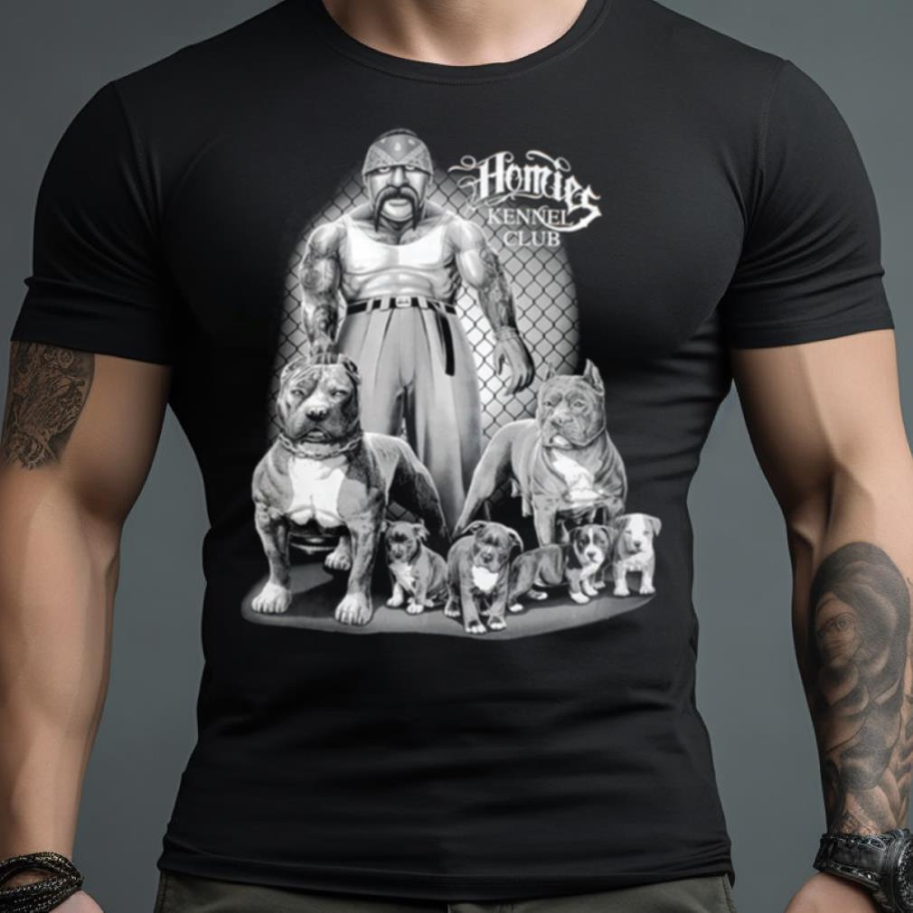 Dga Homies Pit Bulls Kennel Club Chicano Graphic T Shirt