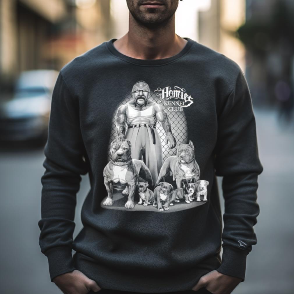 Dga Homies Pit Bulls Kennel Club Chicano Graphic T Shirt