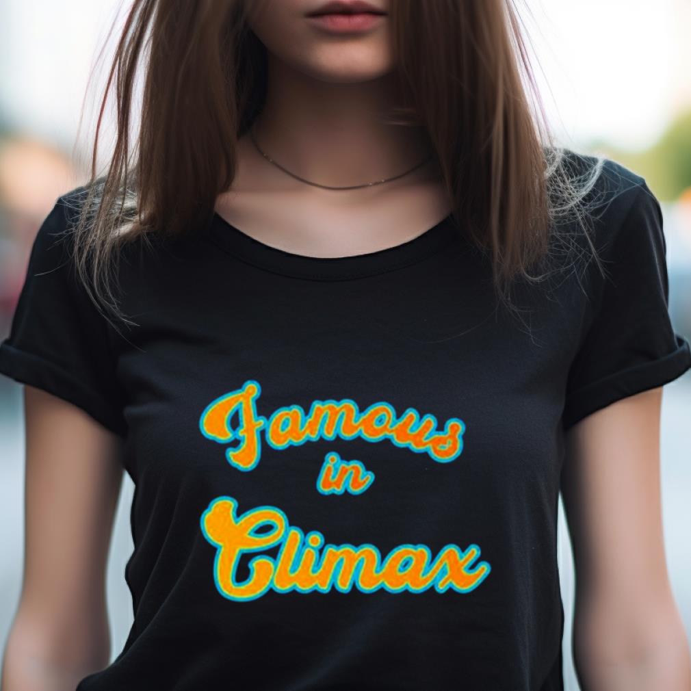 Famous In Climax Blue Orange Shirt Famous In Climax Blue Orange Shirt