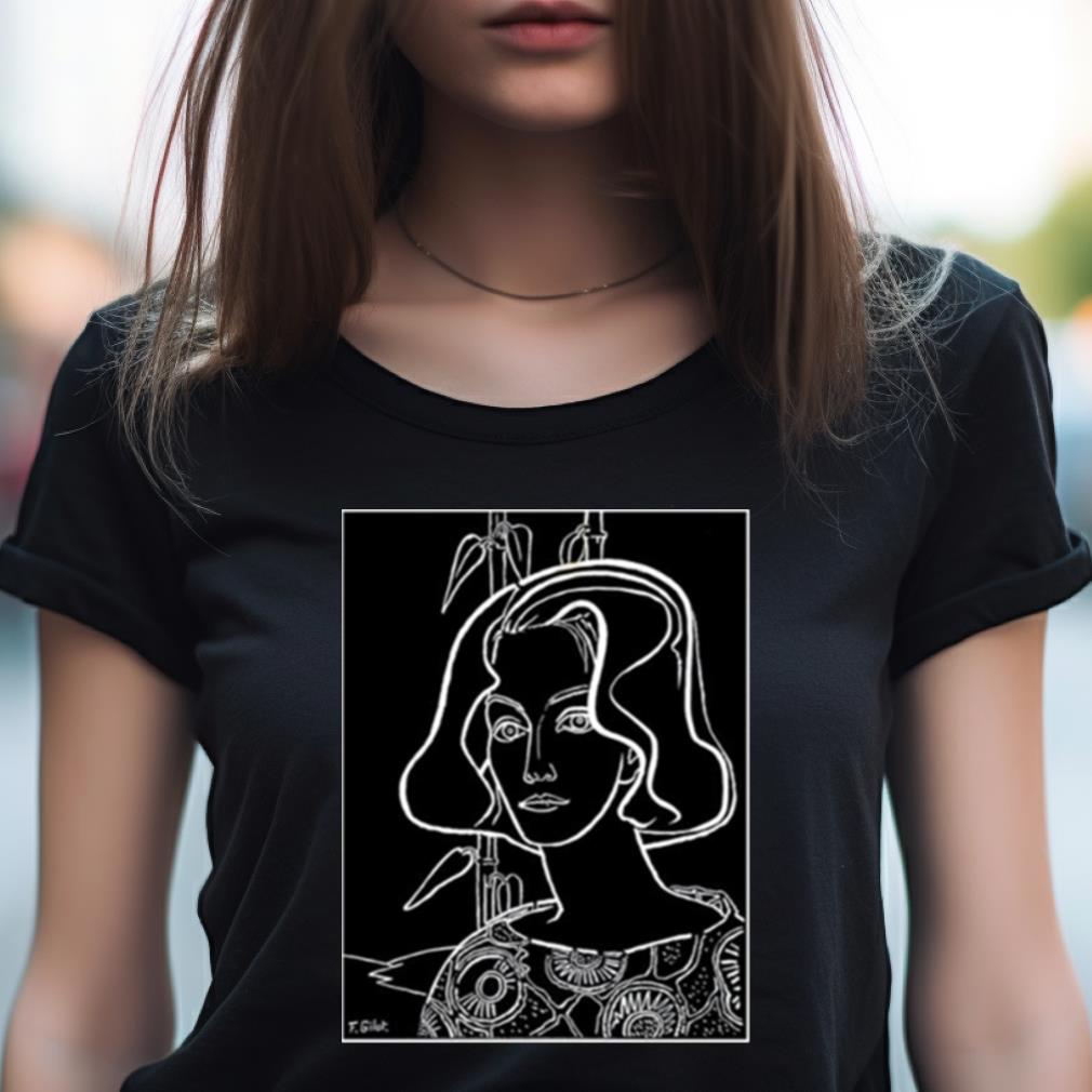 Francoise Gilot Vintage Silhouette Shirt Francoise Gilot Vintage Silhouette Shirt