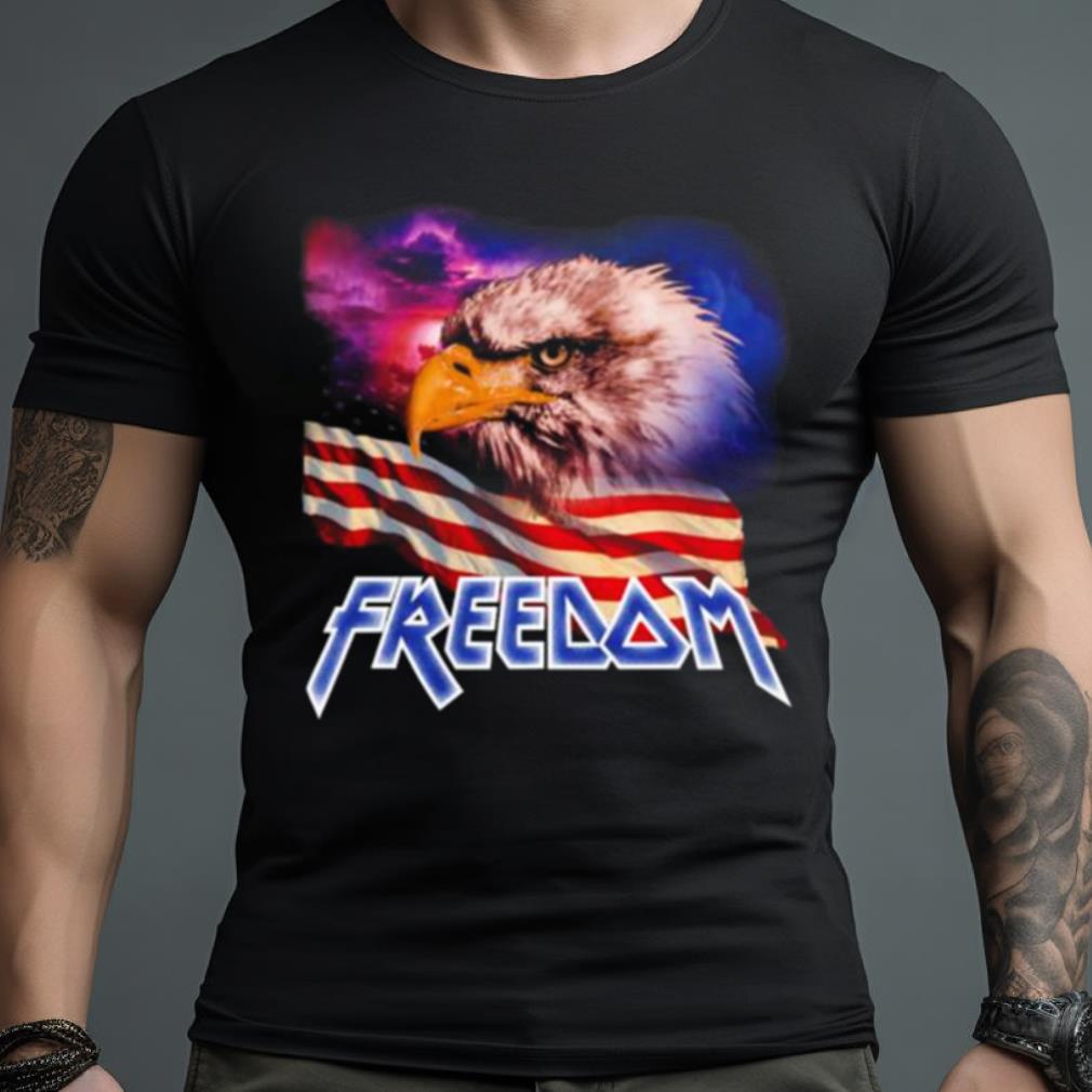 Freedom Eagle American Flag Shirt - Hersmiles