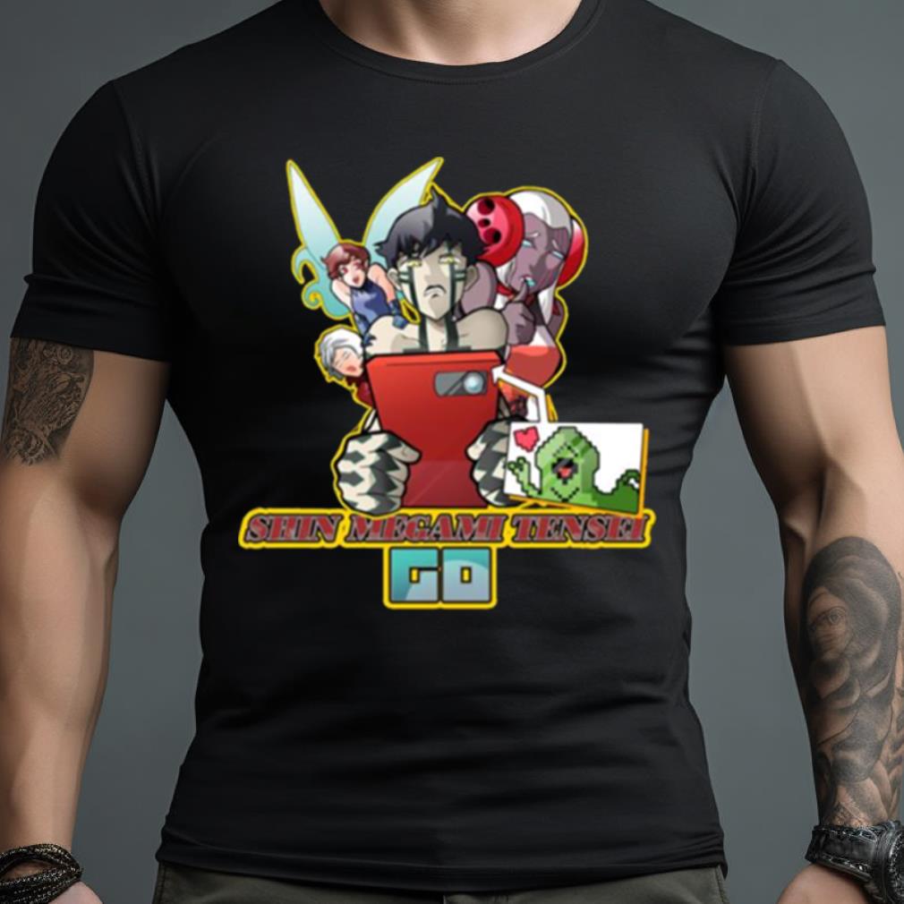Funny Art Shin Megami Tensei Go Shirt