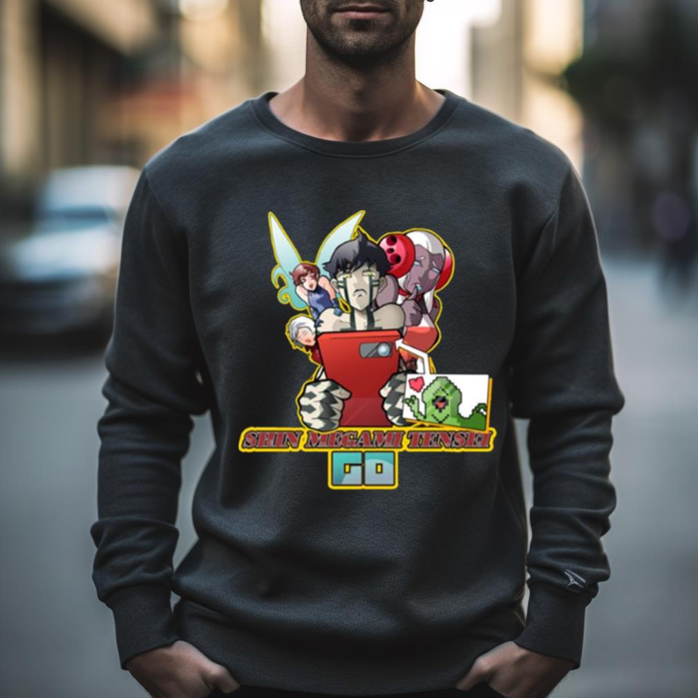 Funny Art Shin Megami Tensei Go Shirt