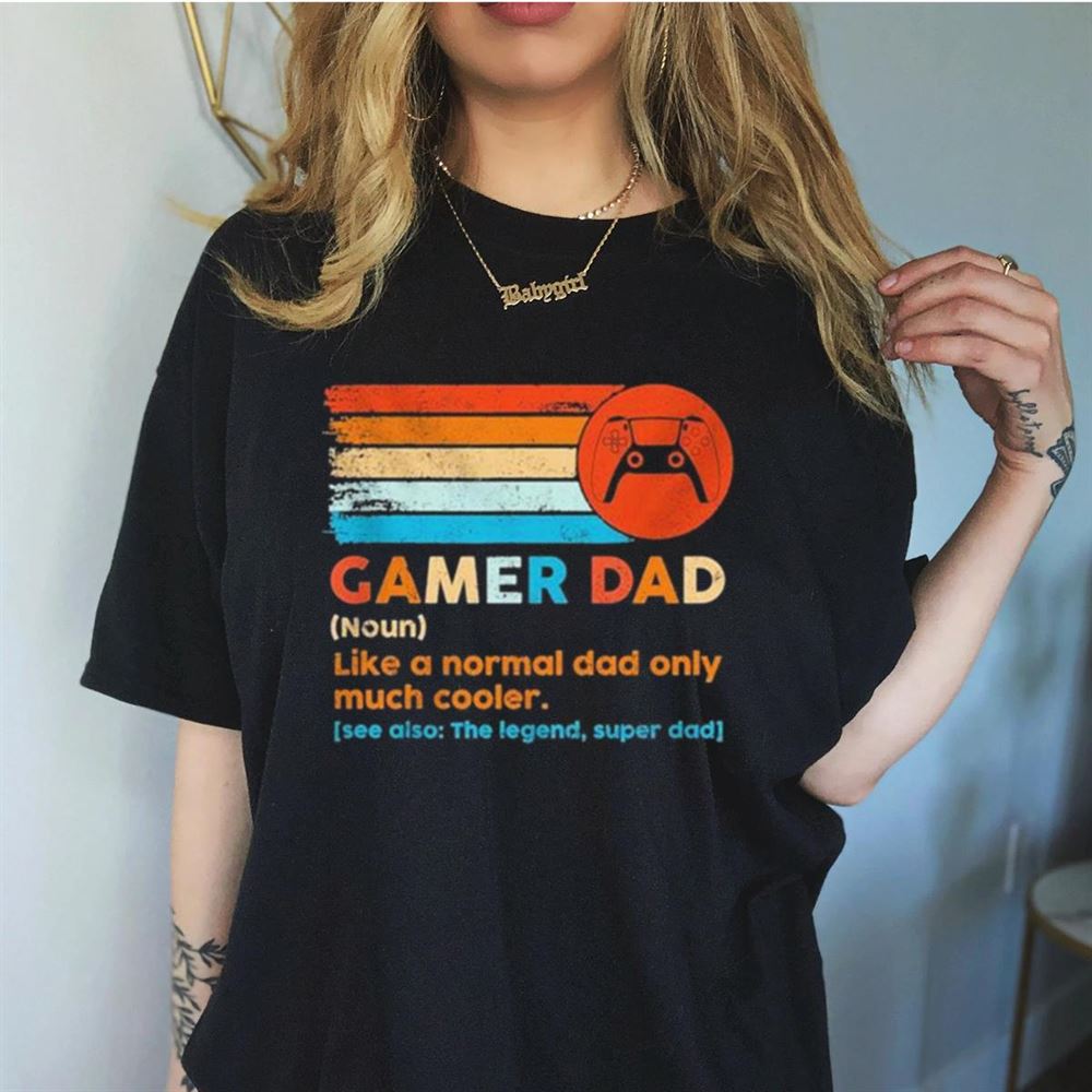 Gamer dad like a normal dad only much cooler vintage Shirt