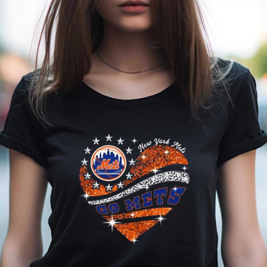Go Mets Baseball Orange Glitter Heart 2023 Shirt Go Mets Baseball Orange Glitter Heart 2023 Shirt