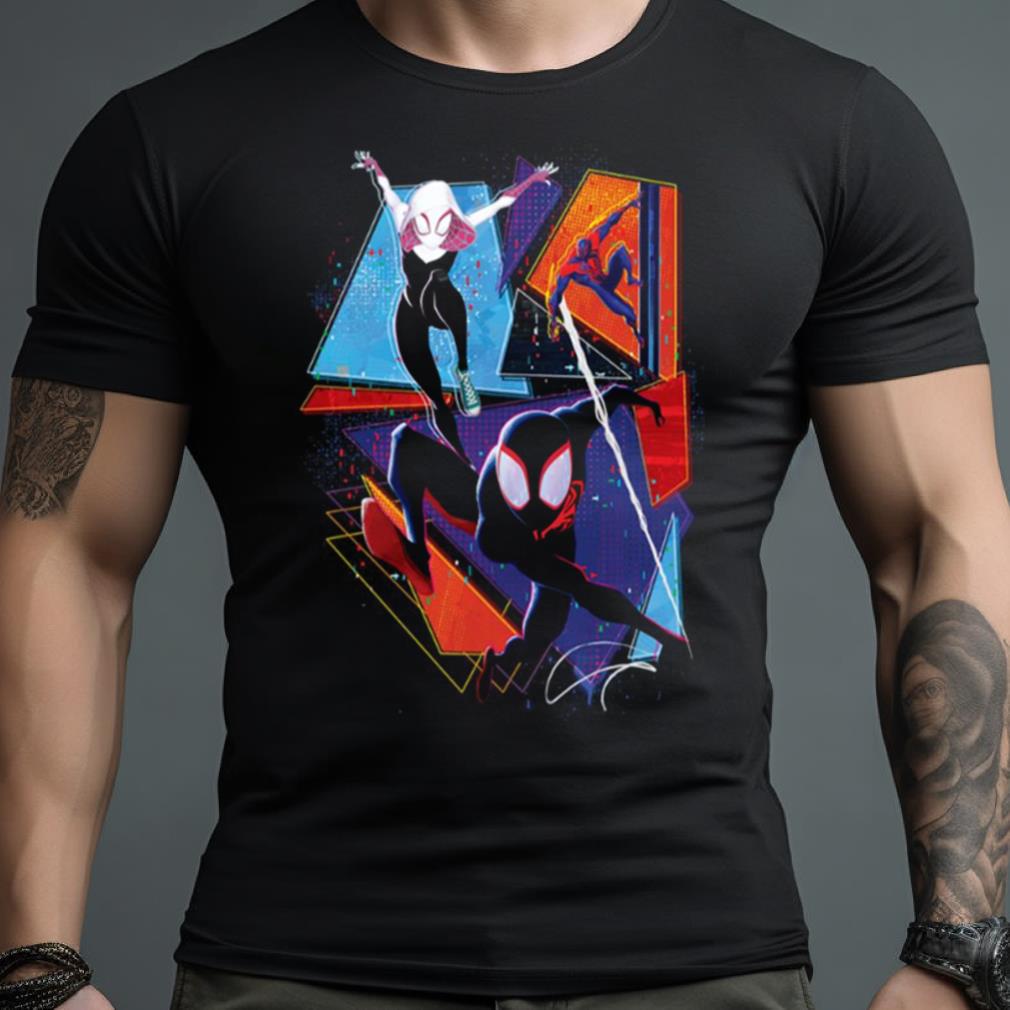 Gwen Stacy Miles Morales Across Spiderman shirt