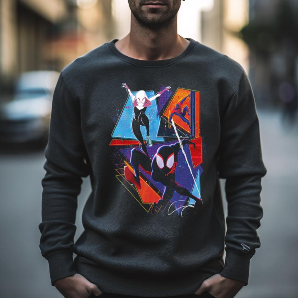 Gwen Stacy Miles Morales Across Spiderman shirt