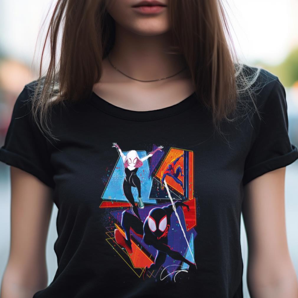 Gwen Stacy Miles Morales Across Spiderman shirt Gwen Stacy Miles Morales Across Spiderman shirt