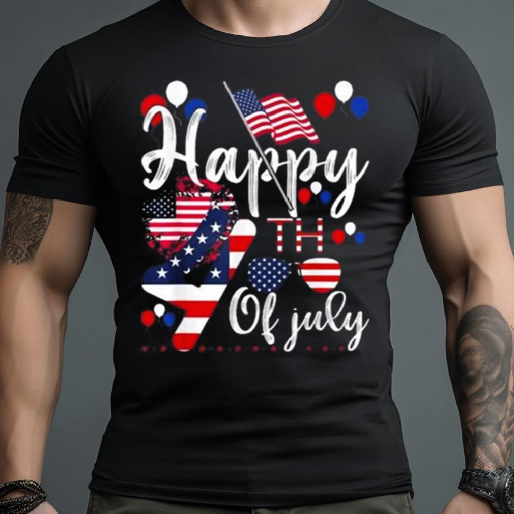 Happy 4Th Of July Patriotic American Us Flag 2023 Shirt