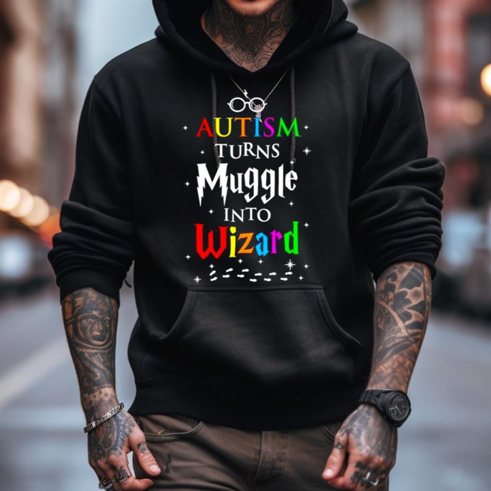 Harry Potter autism turns muggles into wizards Shirt Harry Potter autism turns muggles into wizards Shirt