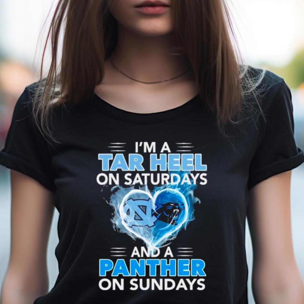 I'M A Tar Heel On Saturdays And A Panther On Sundays 2023 Shirt I'M A Tar Heel On Saturdays And A Panther On Sundays 2023 Shirt