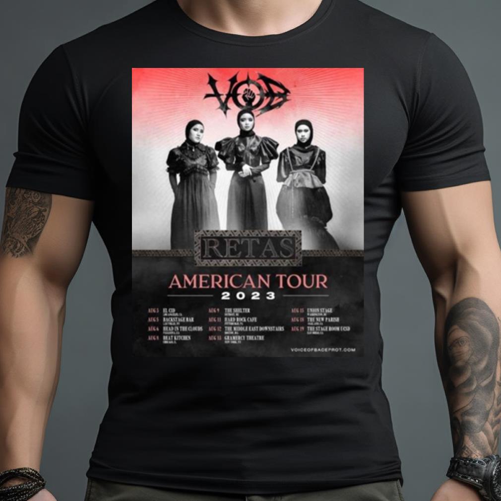 Indonesian Rockers Voice Of Baceprot Announce First North American Tour 2023 Shirt