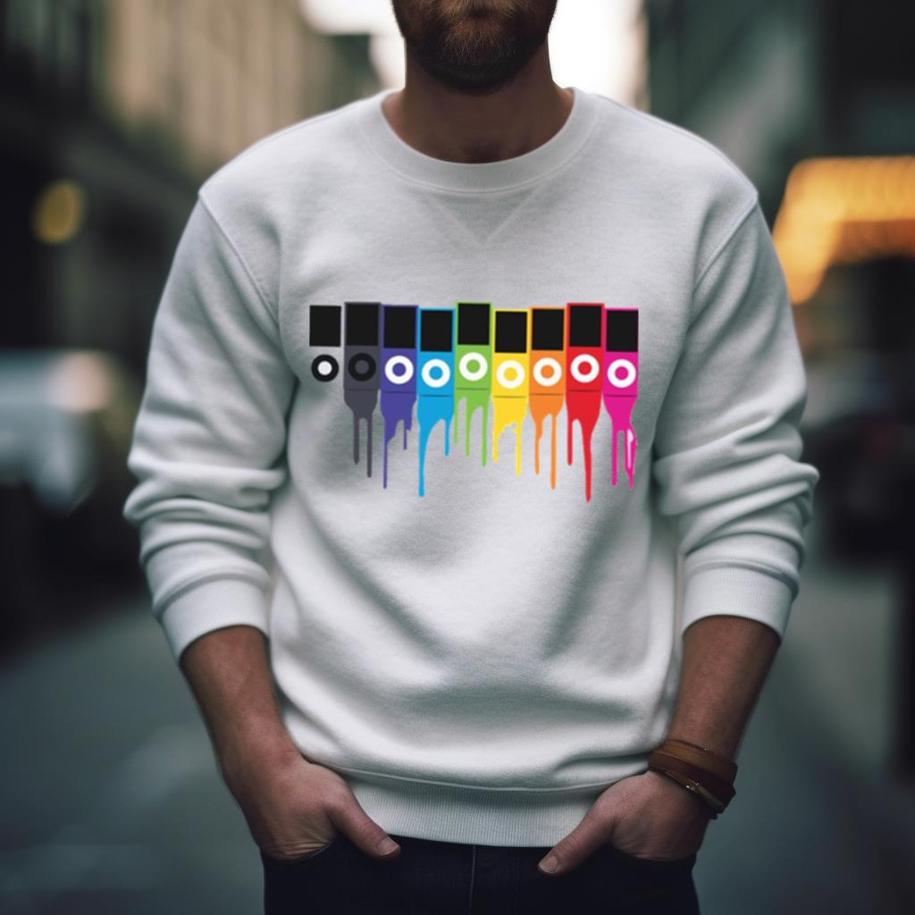 Ipod Nano Colored Design Shirt