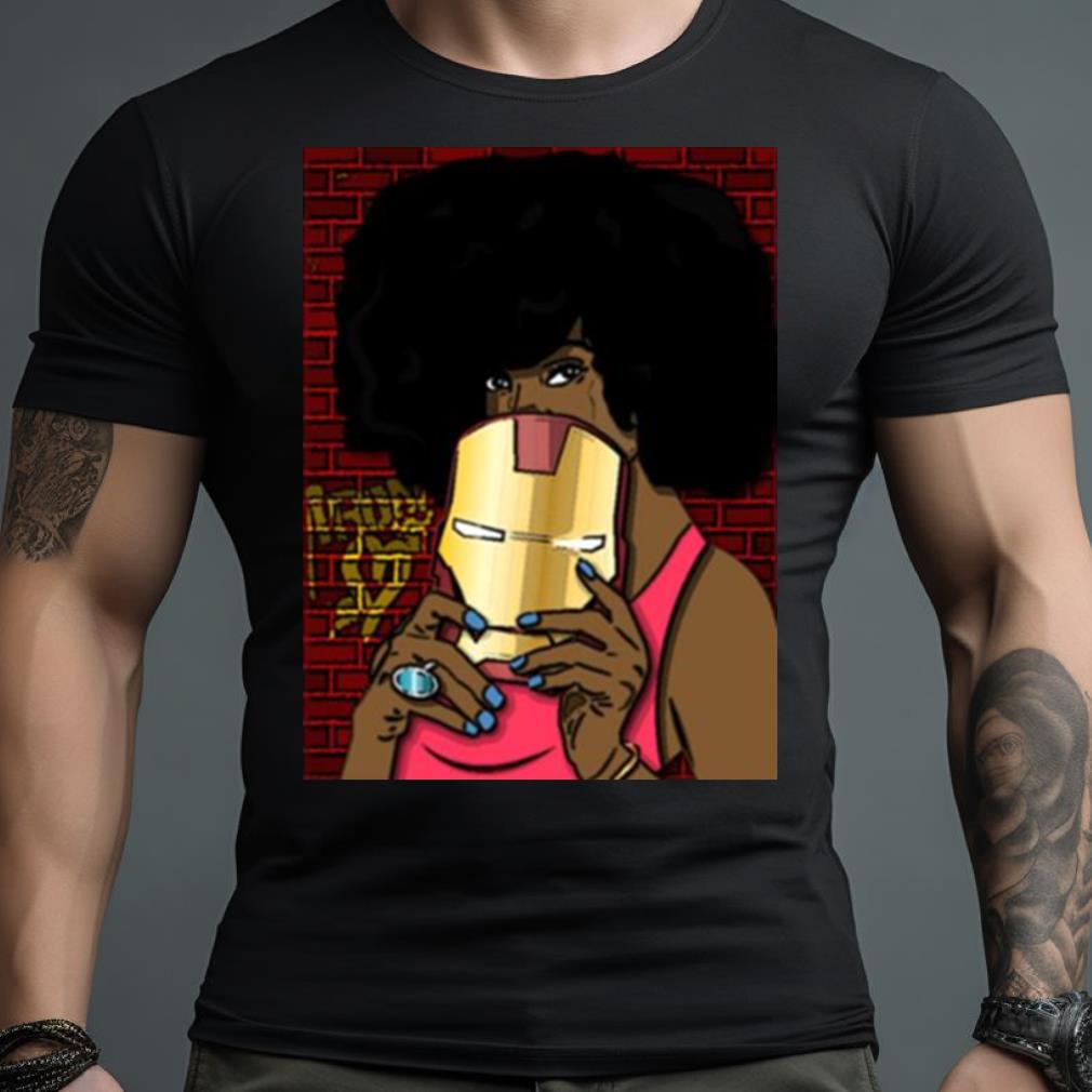 Iron Heart Graffiti Riri Drinks Coffee Shirt