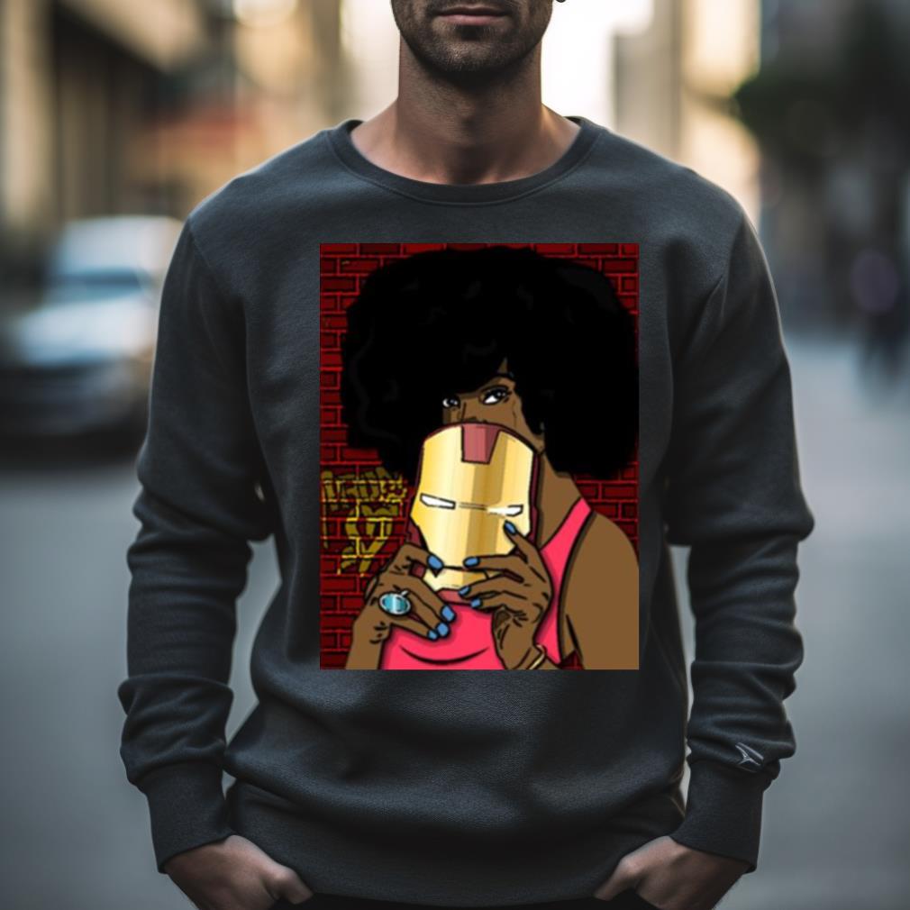 Iron Heart Graffiti Riri Drinks Coffee Shirt