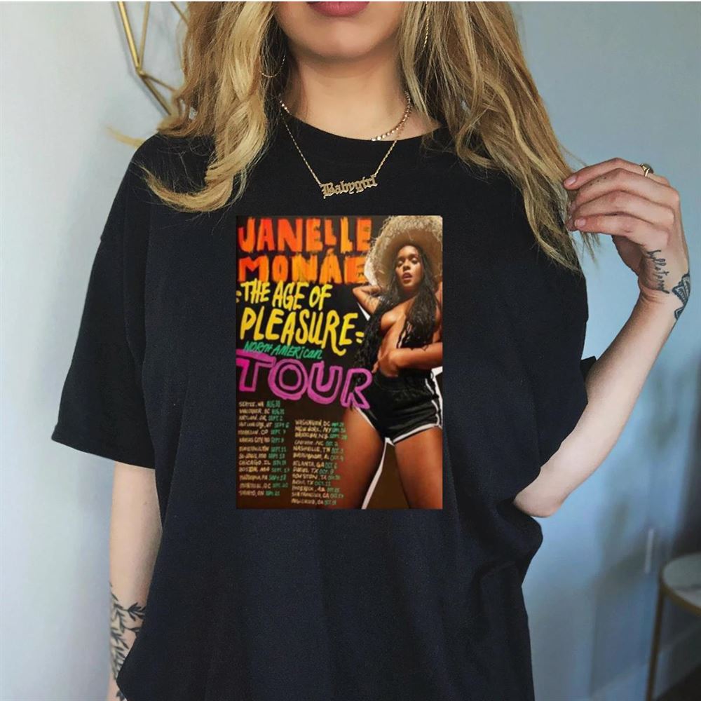 Janelle Monae The Age Of Pleasure North American Tour 2023 Shirt Janelle Monae The Age Of Pleasure North American Tour 2023 Shirt